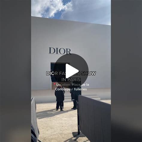 dior fashion show tiktok